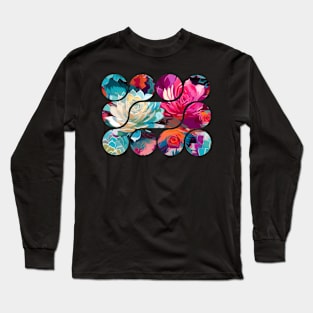 Gem Toned Succulent Garden Long Sleeve T-Shirt